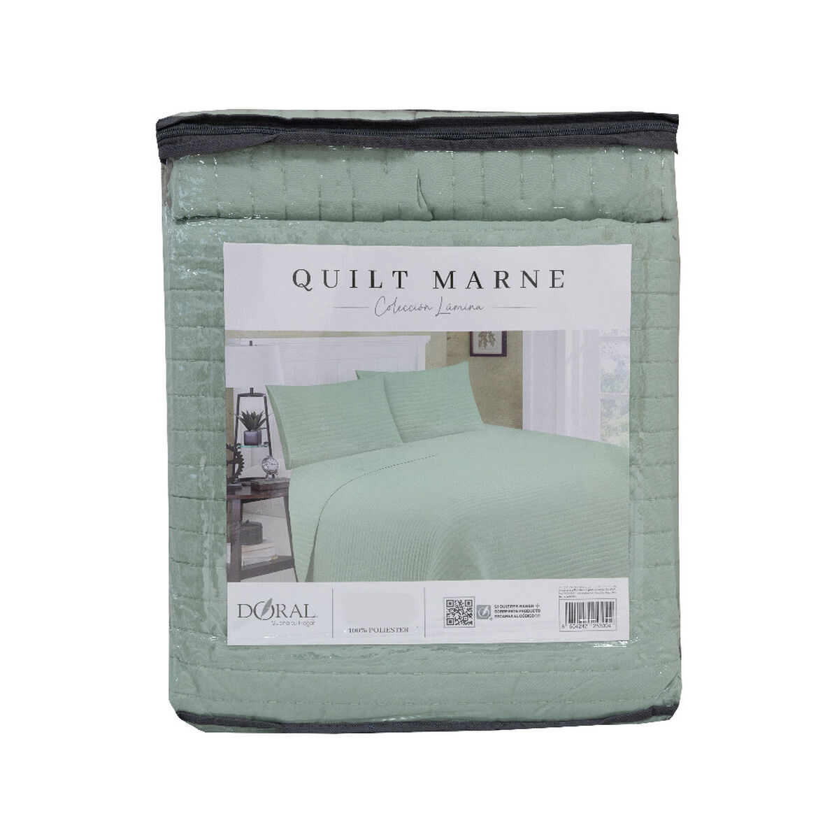 Quilt Doral 2,5 Plazas Lumi Marne Verde
