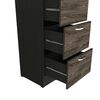 Mueble Archivador TuHome Home Office 4 Cajones Negro Soft Co&ntilde;ac