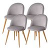 Pack de 4 Sillas Novahus Vintage Gris