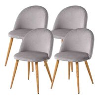 Pack de 4 Sillas Novahus Vintage Gris