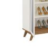 Zapatero Roca Sao Paulo Blanco Roble 2 Puertas