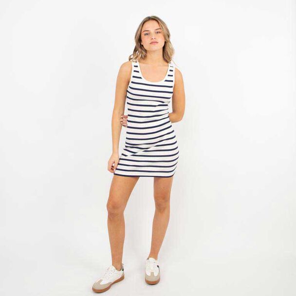 Vestido Corto Slim Sin Mangas Mujer Icono