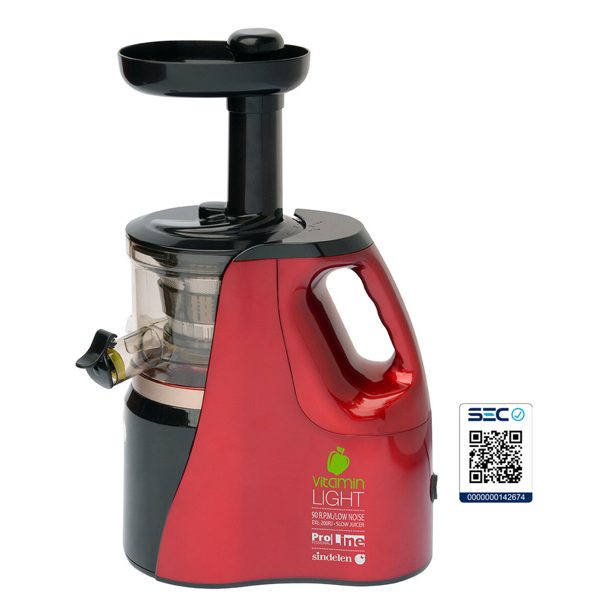 Exprimidor de Jugos Sindelen EXL-200RJ