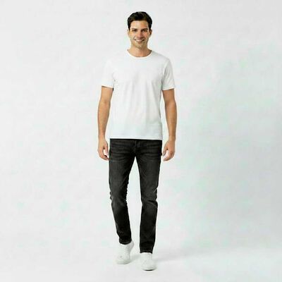 Jeans Skinny Tiro Medio Hombre Ellus
