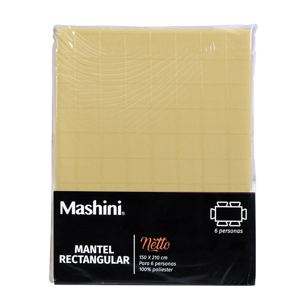 Mantel Mashini Mostaza 150x210cm