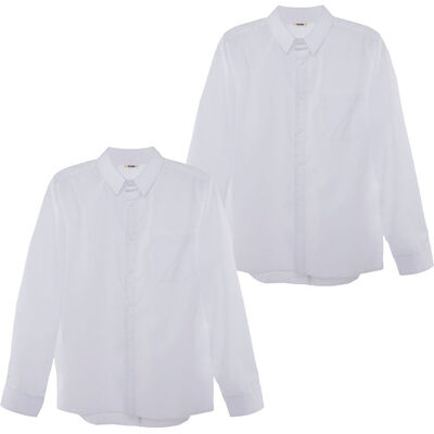 Pack 2 Camisa Escolar Niño Talla 14 y 16 Crescendo
