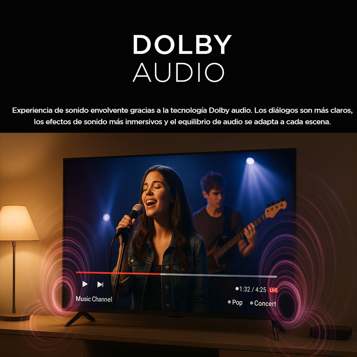 LED 65" Caixun C65V1UG Smart TV 4K UHD