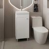 VANITORIO RIVERA 1 PUERTA 84X32X40,2 CM BLANCO