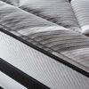 Cama Europea Rosen Base Dividida Súper King Driven + Respaldo + 2 Veladores Issey Grafito