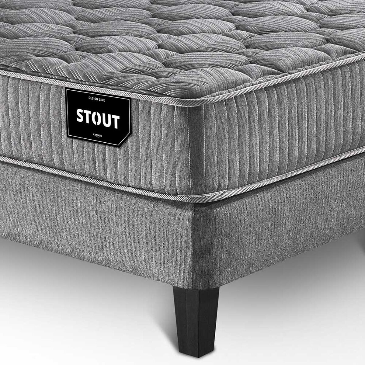 Juegos de Dormitorio Cama Europea Cannon Stout 1,5 Plazas + 1 Cubrecolchón
