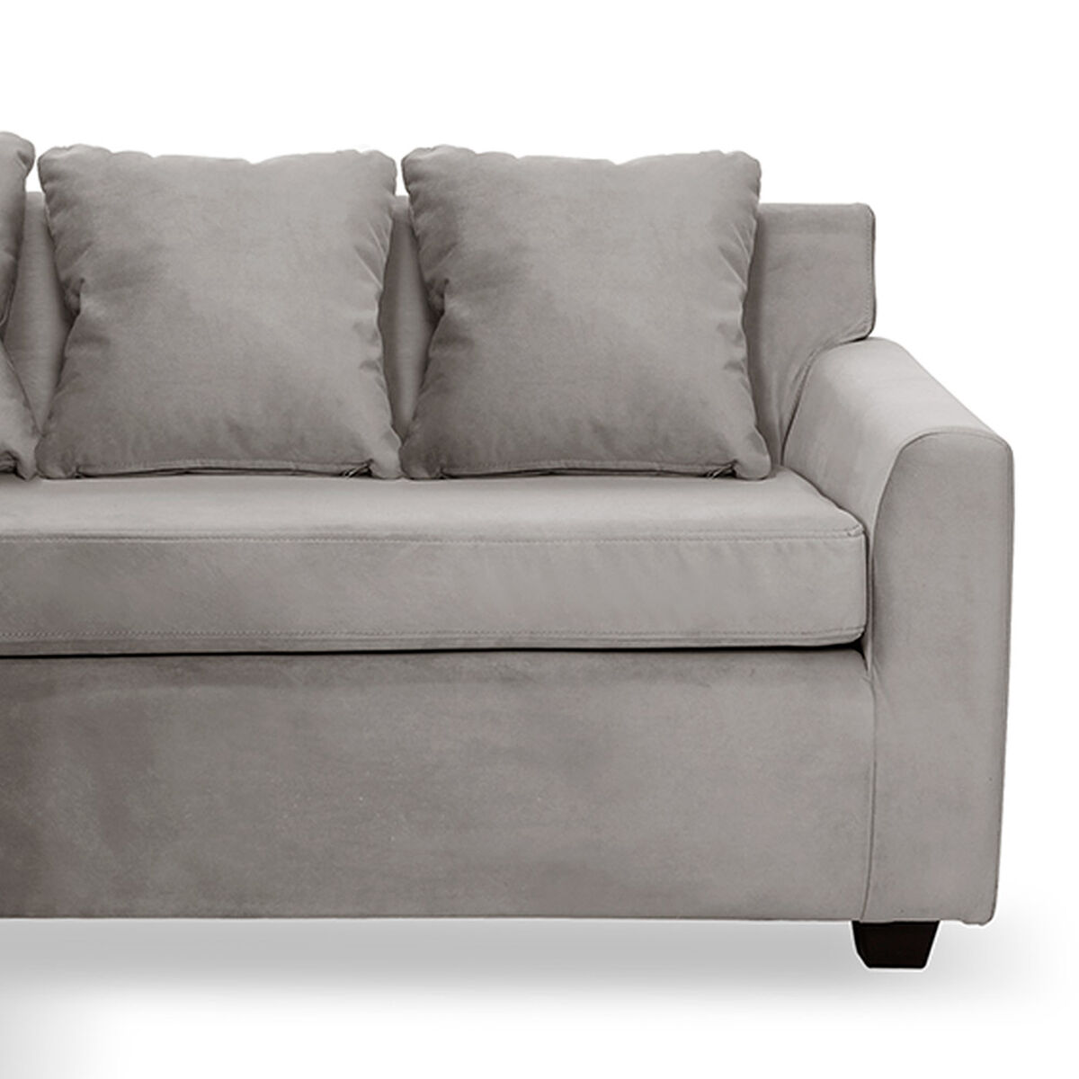 Seccional Latam Home Lucca 3 Cuerpos Gris