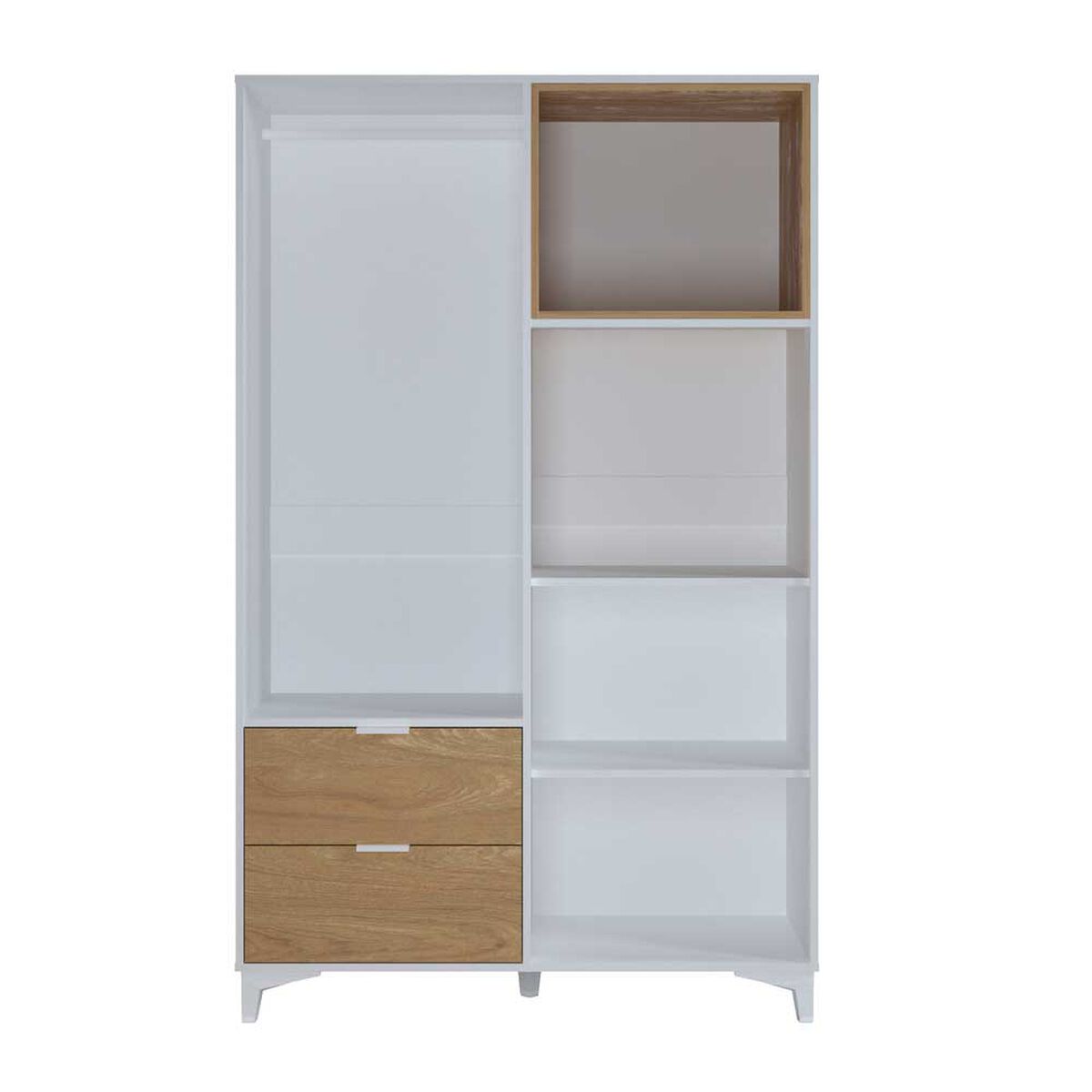 Clóset Silcosil Mood Blanco Madera 4 Puertas 2 Cajones