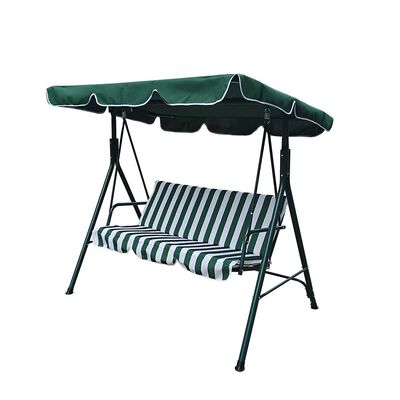 Imagen 2 del producto Sillón Columpio para Terraza Casanova 3 Cuerpos Verde Blanco