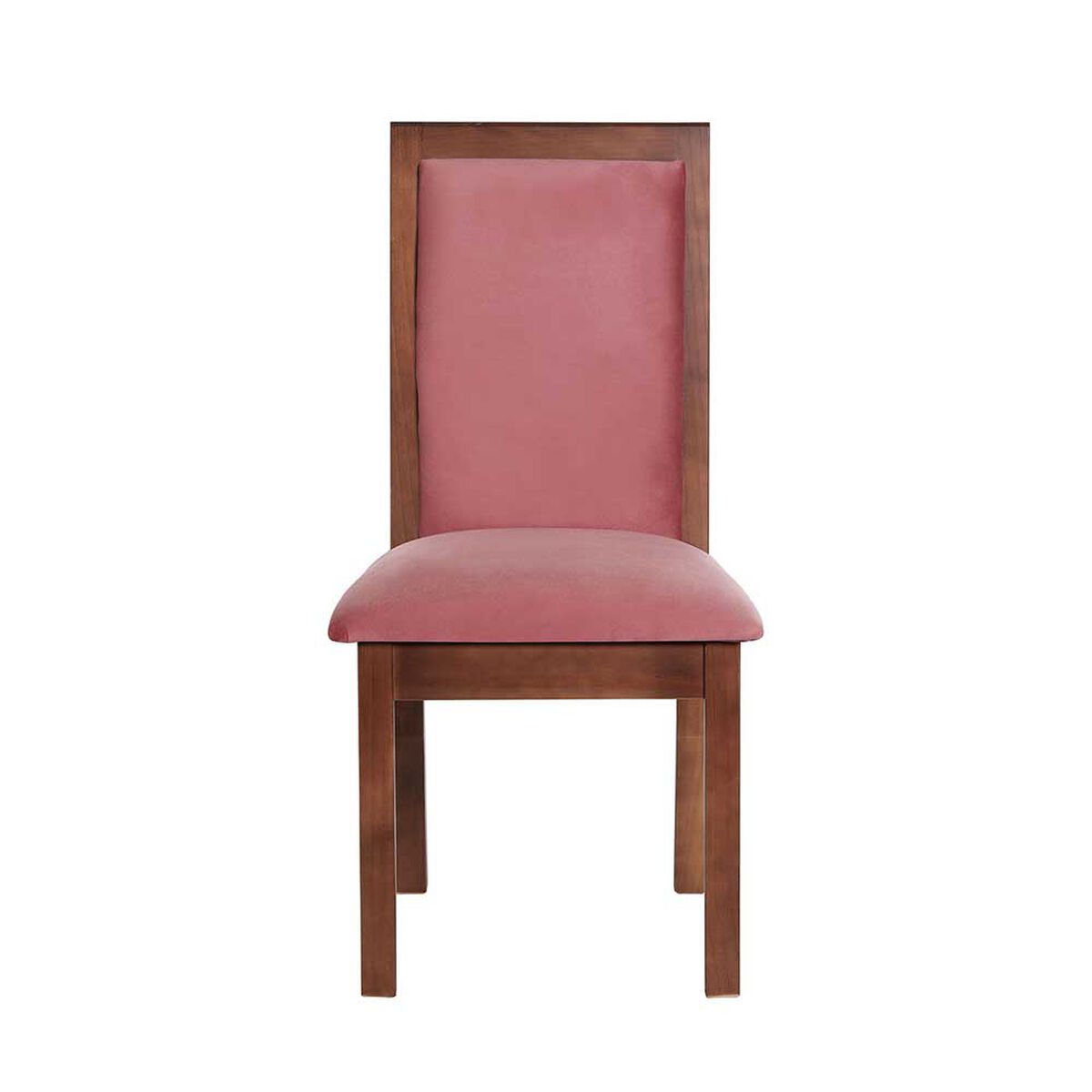 Juego de Comedor Latam Home Sevilla Girona 2 Sillas + 2 Bancas Velvet Palo Rosa