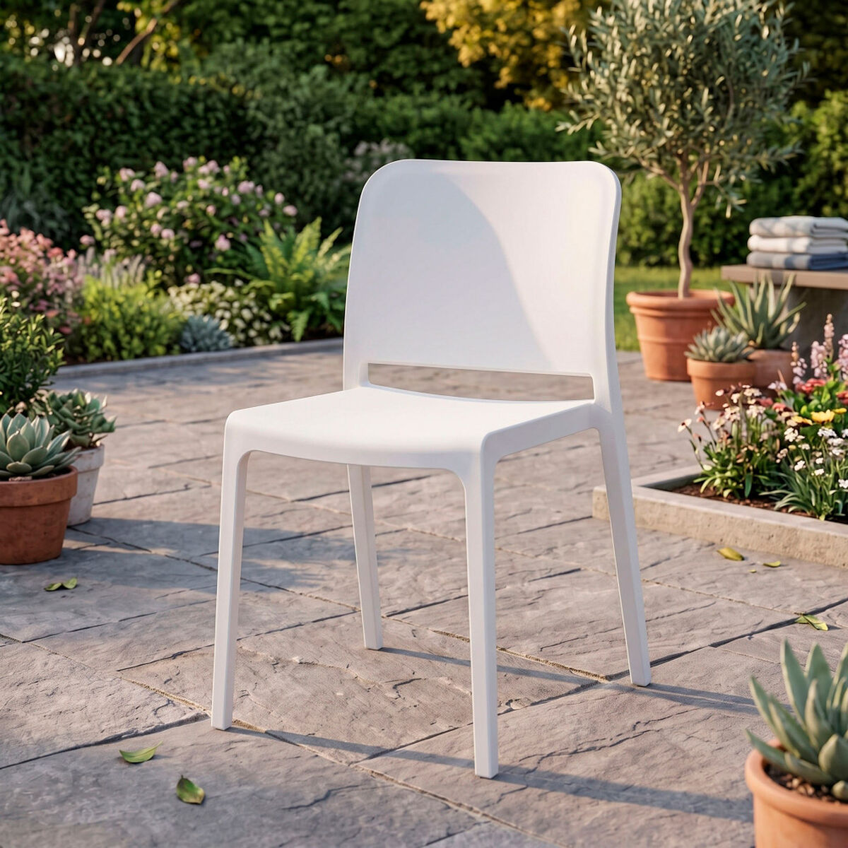 Silla Tuhome Triveca Blanca