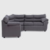 Seccional Muebles MPR Array&aacute;n 2-1-2 CuerposTela Gris Oscuro