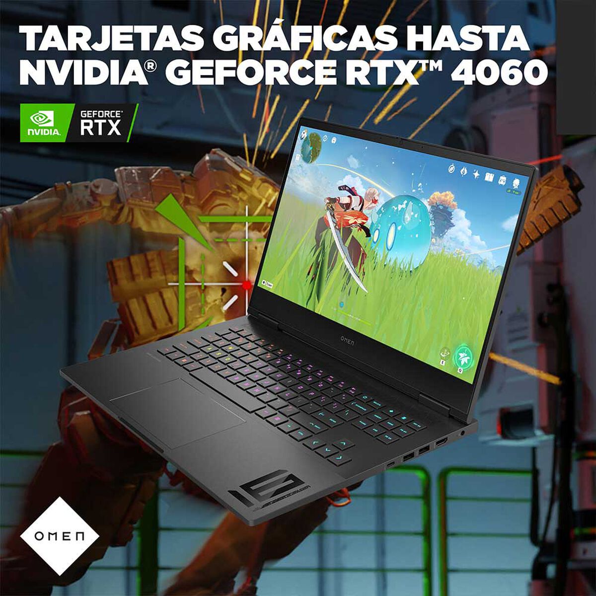 Notebook Gamer HP OMEN 16-xd0001la AMD Ryzen 7 16GB 512GB SSD 16,1" + Mochila