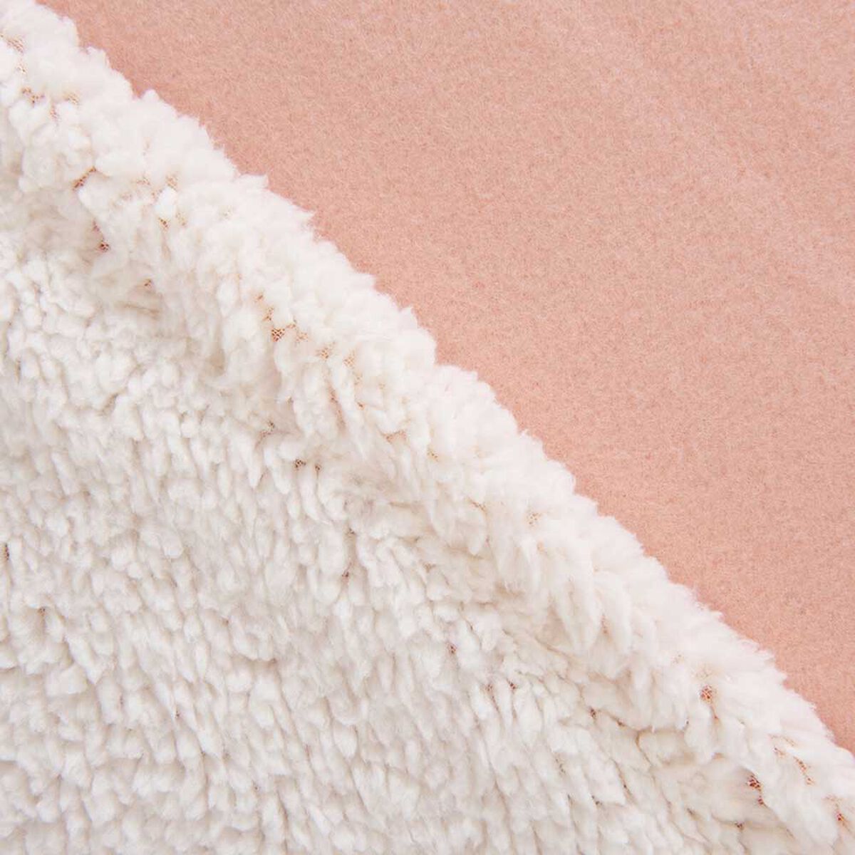 Frazada Polar Sherpa Mashini 2 Plazas Liso Coral