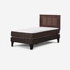 Cama Europea Rosen 1,5 Plazas Ergo T + Respaldo Rachel
