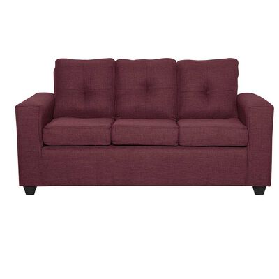 Imagen 1 del producto Sofá Black Factory Ranger 3 Cuerpos Burdeo