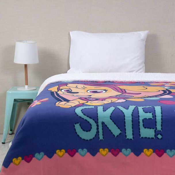 Frazada Poliéster Paw Patrol Skye Niña 150 x 200 cm