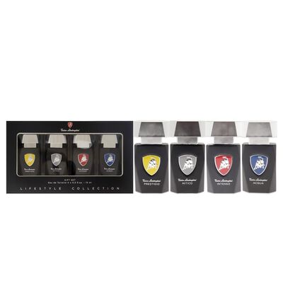 Imagen 2 del producto Set Perfume Hombre Tonino Lamborghini Eau de Toilette Prestigio  15 ml + Mítico 15 ml + Intenso 15 ml + Acqua 15 ml