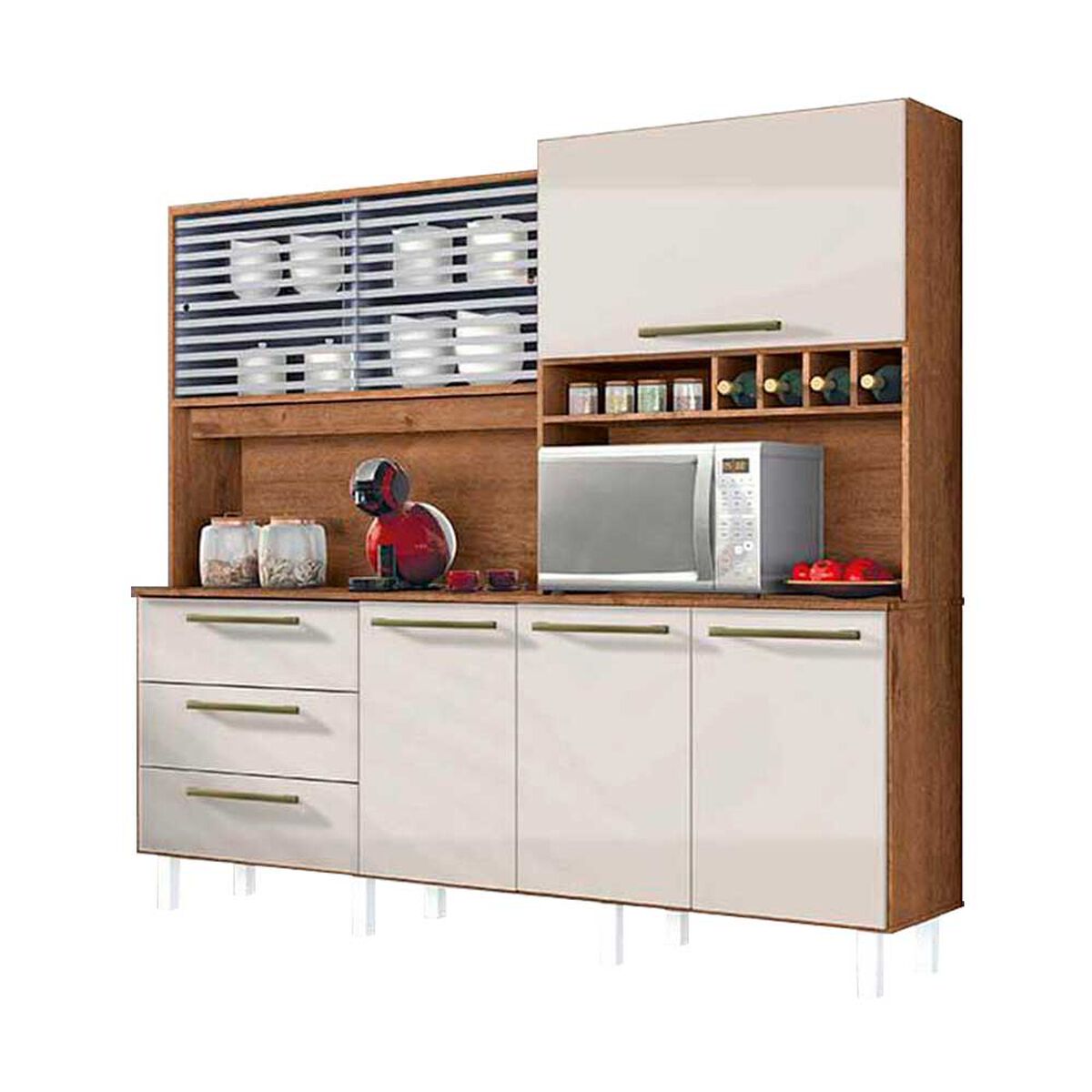 Mueble de Cocina Casanova Mega 3 Cajones 6 Puertas