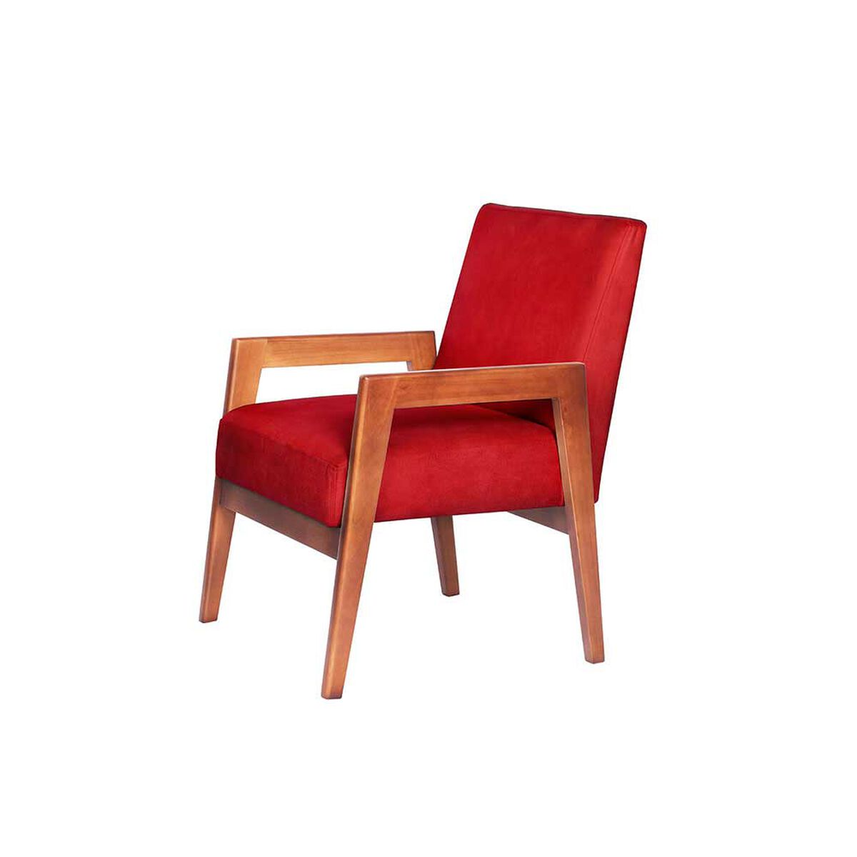 Sitial Cuero Latam Home Frankfurt Rojo
