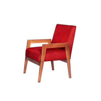 Sitial Cuero Latam Home Frankfurt Rojo