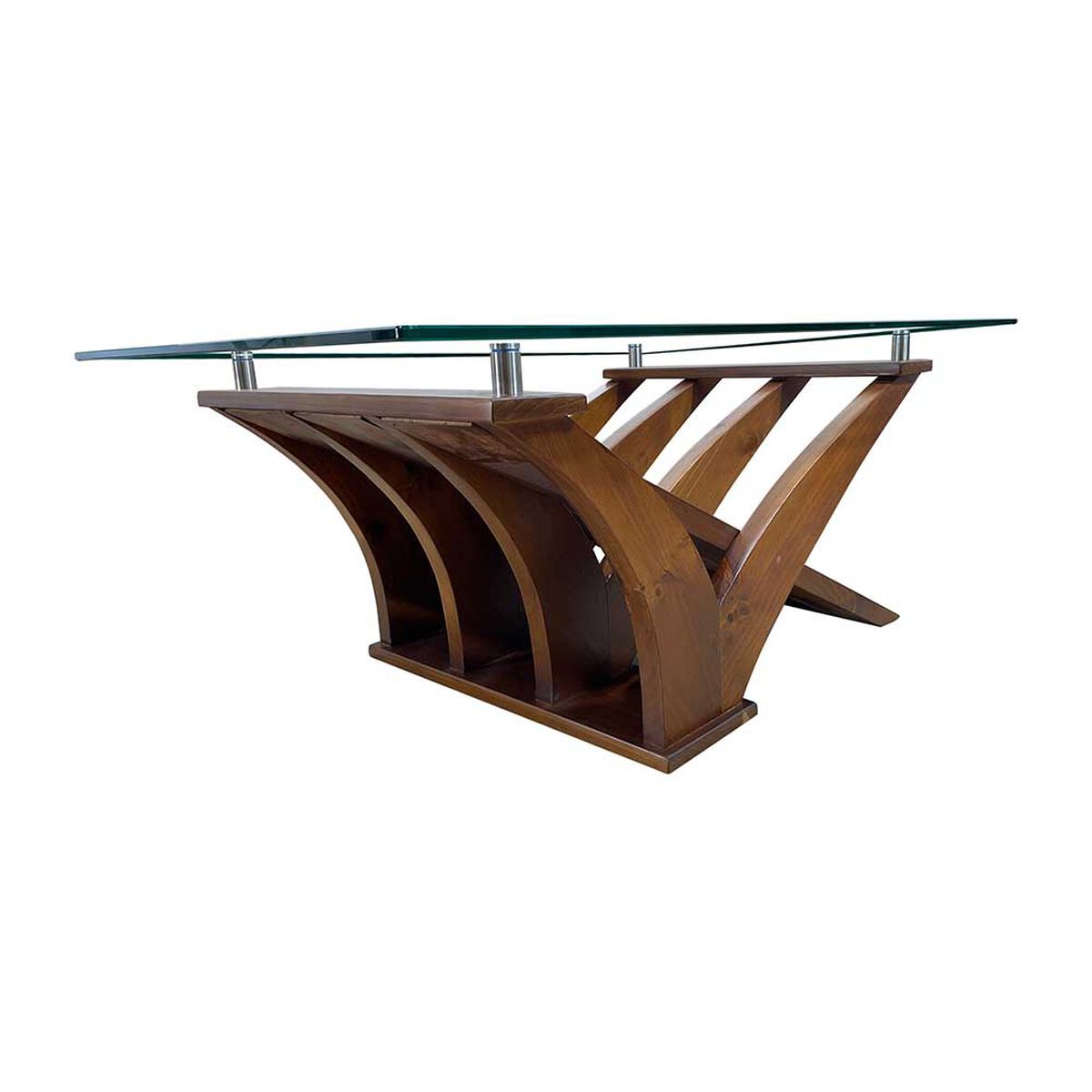 Mesa de Centro Living Factory Gaviota Nogal