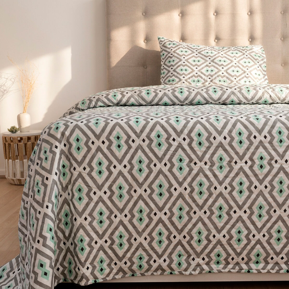 Quilt Doral 1,5 Plazas Stitchy Ornamental