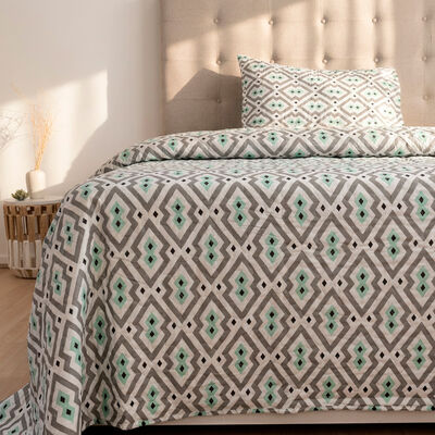 Quilt Doral 1,5 Plazas Stitchy Ornamental
