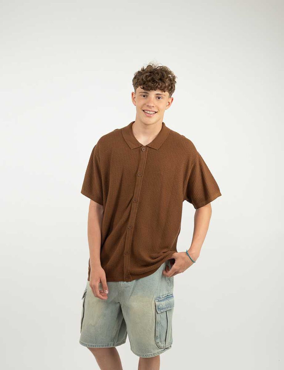 Polera Manga Corta Hombre Icono