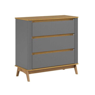 Imagen 1 del producto Comoda Amuv 3 Cajones Gris