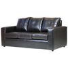Sofá Muebles America Emilia 3 Cuerpos Negro