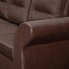 Juego de Living Diseño A&M Home Zara Sofá 3 Cuerpos + Dos Sillones 1 Cuerpo Chocolate