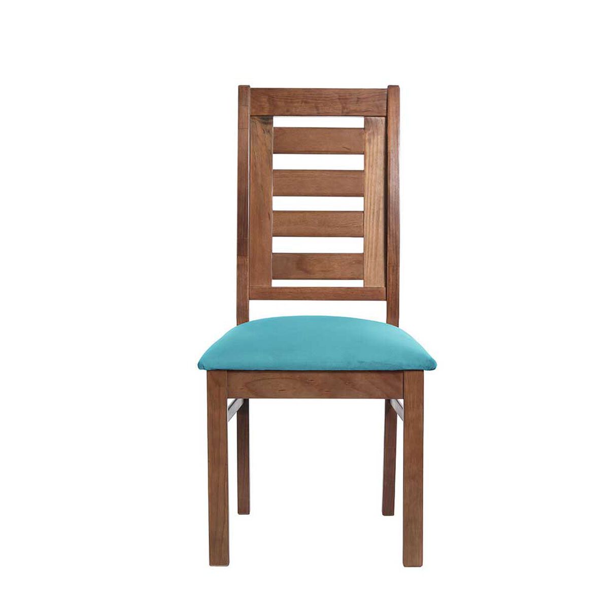 Juego de Comedor Latam Home Sevilla Murcia 2 Sillas + 2 Bancas Velvet Turquesa