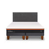 Cama Europea CIC Base Dividida King Bee Comfort + Respaldo