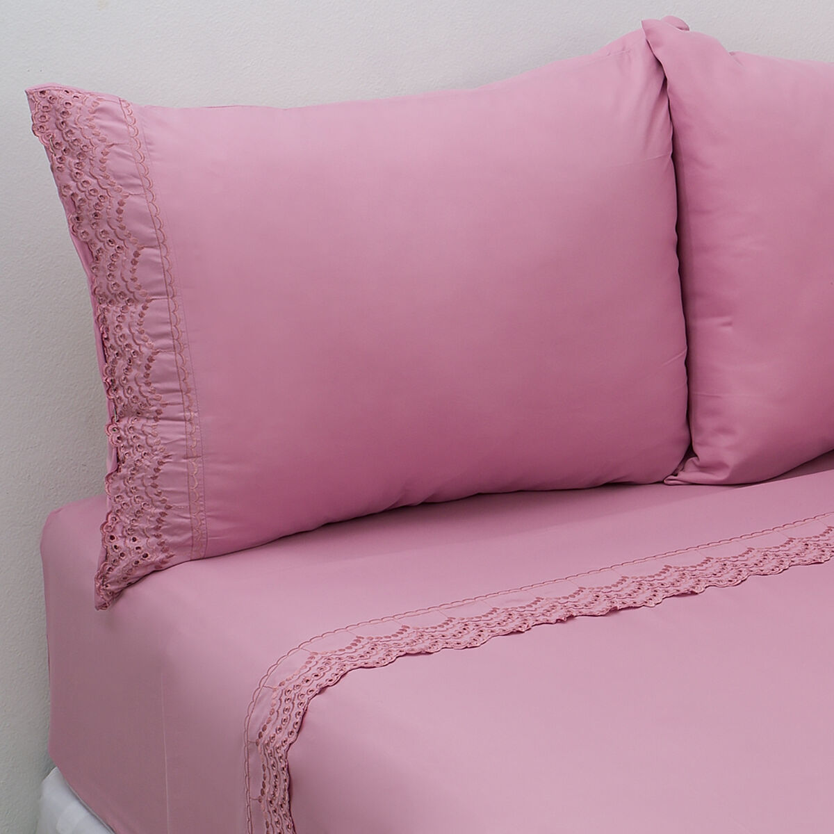 Sábana Dreams Microfibra 1,5 Plazas Lisa Rose
