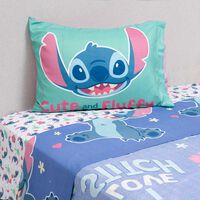 Juego de Sábanas Infantil Disney 1,5 Plazas I Love Stitch