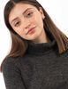 Sweater Crop Liso Cuello Tortuga Mujer Icono