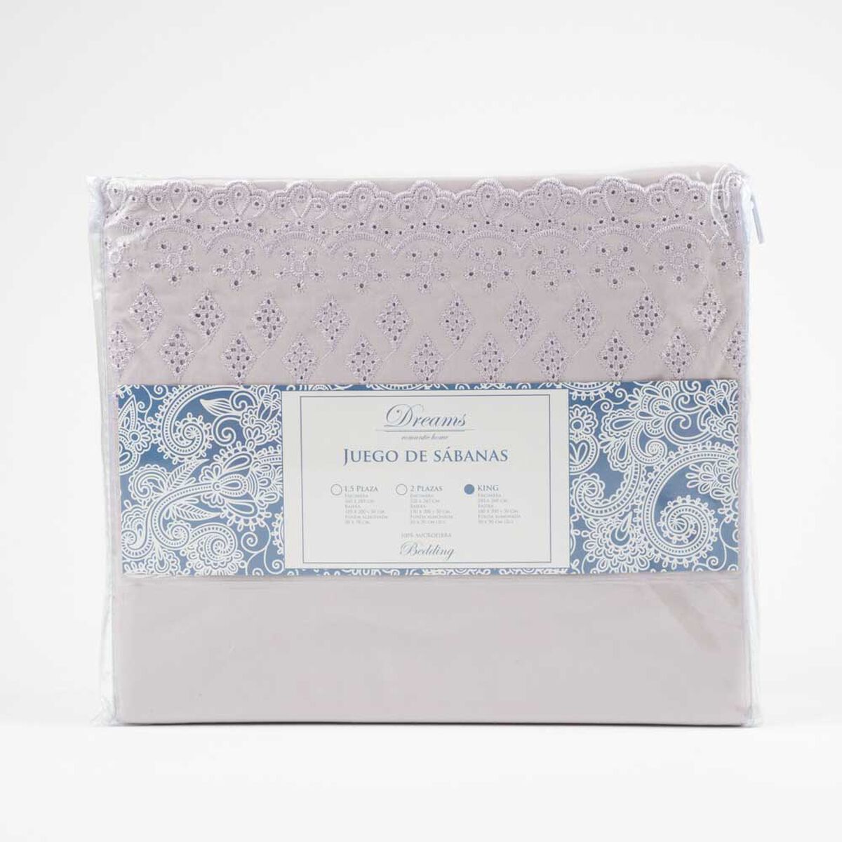 Juego de S&aacute;banas Broderie Dreams 2 Plazas