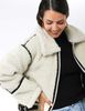 Chaqueta Aviadora Sherpa Mujer Zibel