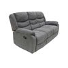 Bergere Reclinable Furnitech Atlanta 3 Cuerpos Gris