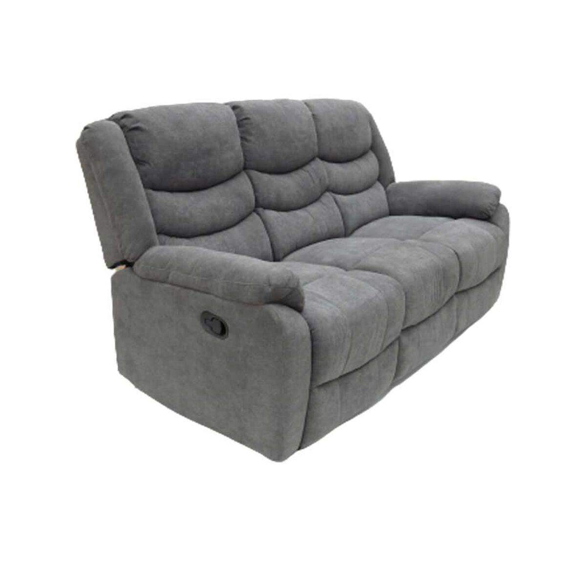 Bergere Reclinable Furnitech Atlanta 3 Cuerpos Gris