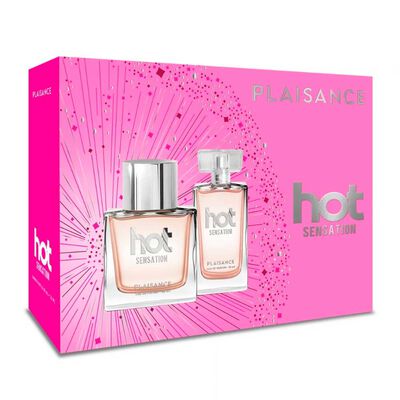 Set Perfume Plaisance Mujer Hot Sensation EDP 80 ml + miniatura