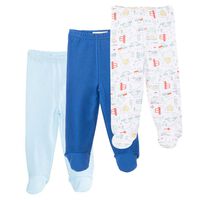 Pack 3 Ballerina Con Patitas de Algodón Chess Baby Celeste