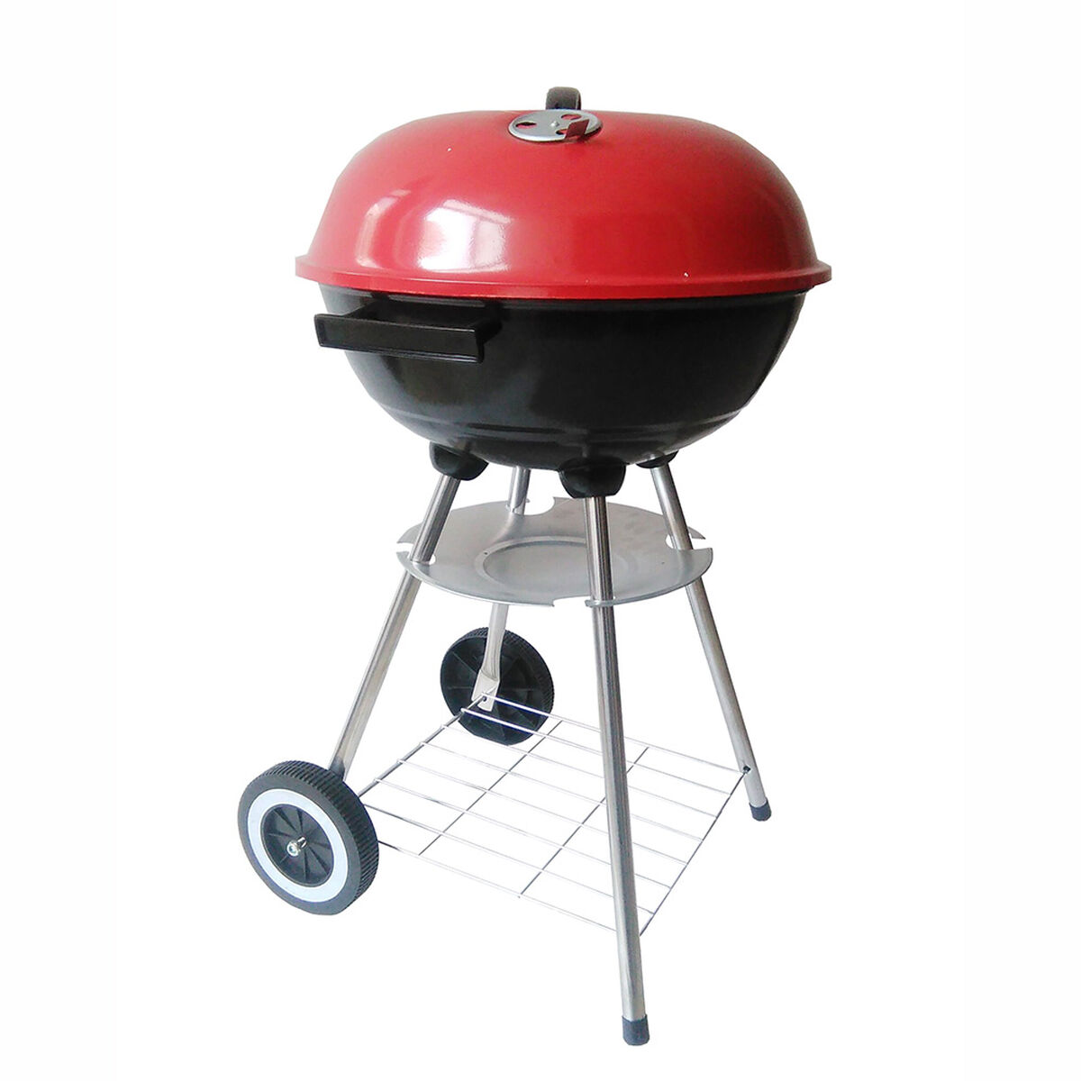 Parrilla a Carbón Casanova Redonda con Tapa