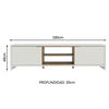Rack Vekkahome Metz 75" Blanco