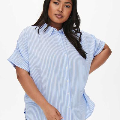 Blusa Rayas Manga Corta Mujer Only Carmakoma